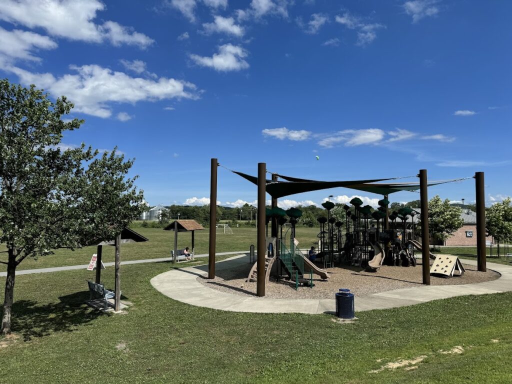 Shaded Playground in Mills River, NC